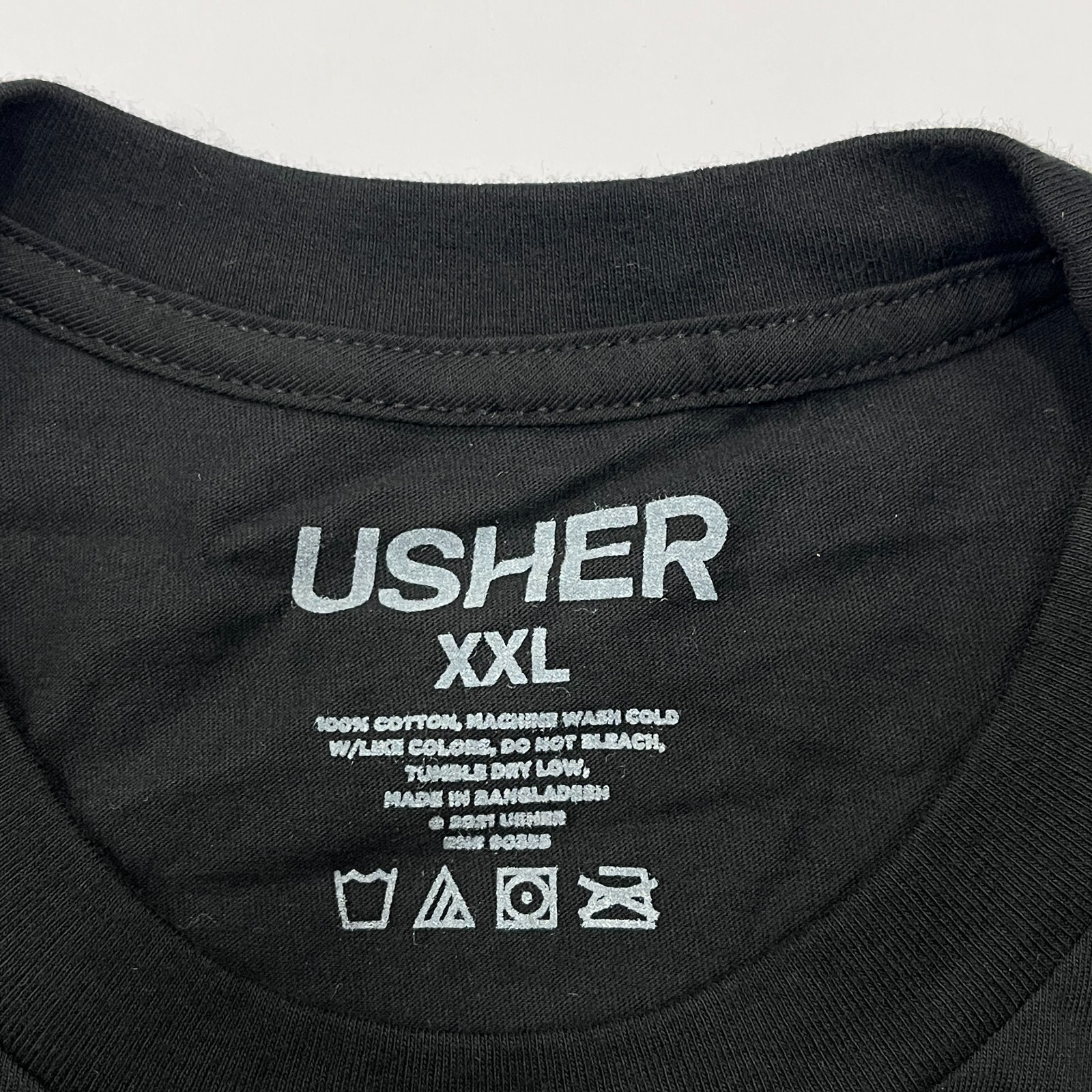 Usher Colosseum Caesars Palace Las Vegas Black S/S Shirt 2021 Sz 2XL