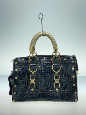 GIANNI VERSACE Boston Bag Enamel BLK | eBay