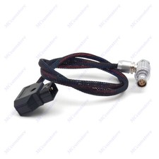 Right angle 1B 6 Pin D-Tap Braided Cable for DJI Ronin to power RED Epic Scarlet