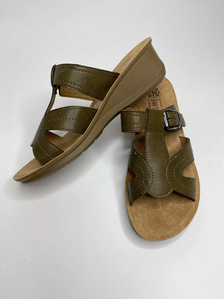 Memory foam wedge sandals sale