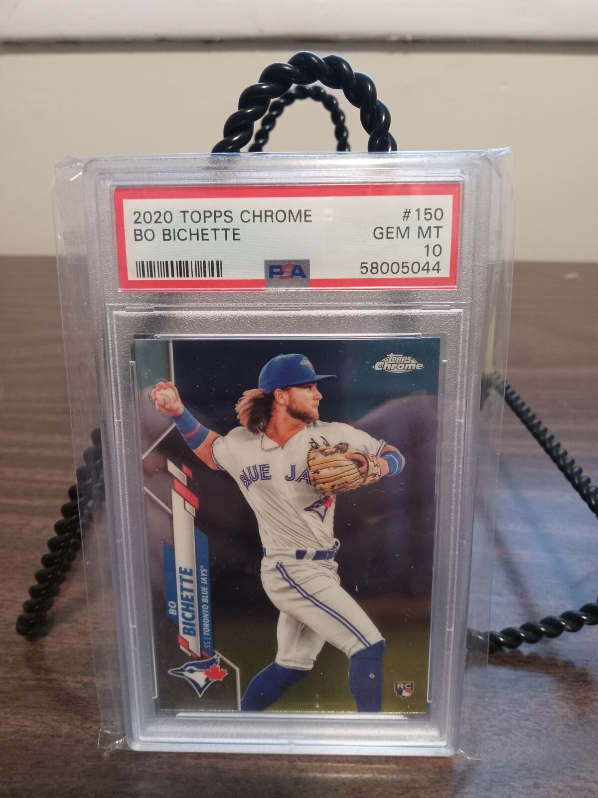 2020 Topps Chrome Bo Bichette RC #150 PSA 10 GEM MINT Toronto Blue Jays Rookie Card