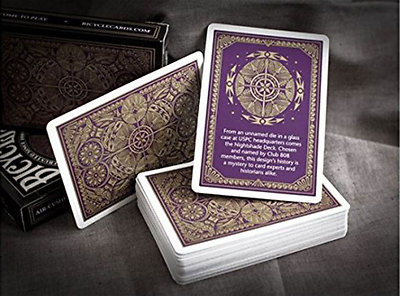 Bicycle Nightshade Playing Cards | Poker Size Limited Edition | UK Stock