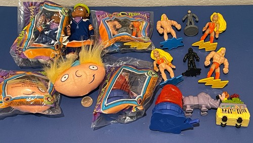 Nickel-O-Zone & Action League Now! Heroes 1998 Burger King Toys Nickelodeon