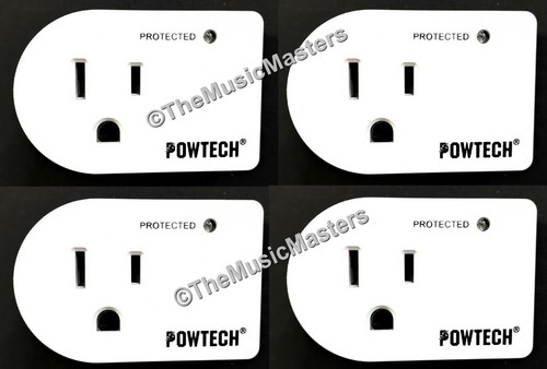 4X Single Outlet AC Wall Plug Surge Protector Power Suppressor 245 Joules 1875W - 第 1/12 張圖片