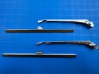 Vintage wiper arm stainless steel Mitsuba Japan 10" blade x 2 windshield wiper