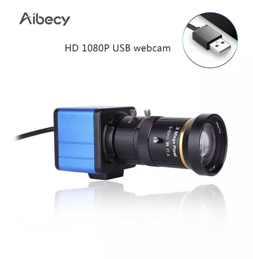 Aibecy 1080p HD Webcam Camera T50c Size One size Blue