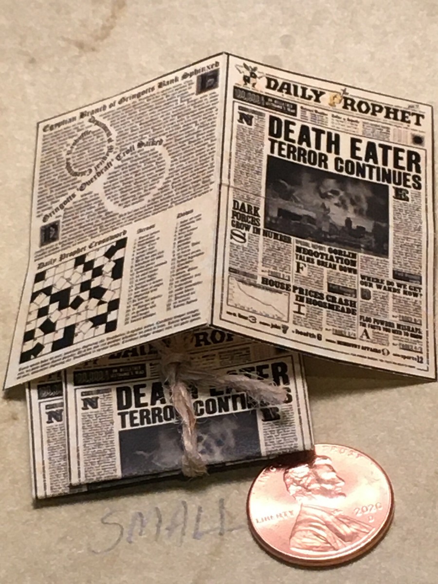 Daily Prophet Death Eater Terror Continues Harry Potter