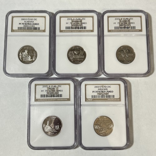 Lot - 50 State Quarter Collection In Case - Foto 12