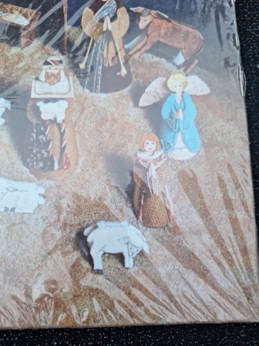 NEU Vintage The First Christmas Press Out Krippe 1979 verpackt - Bild 5 von 7
