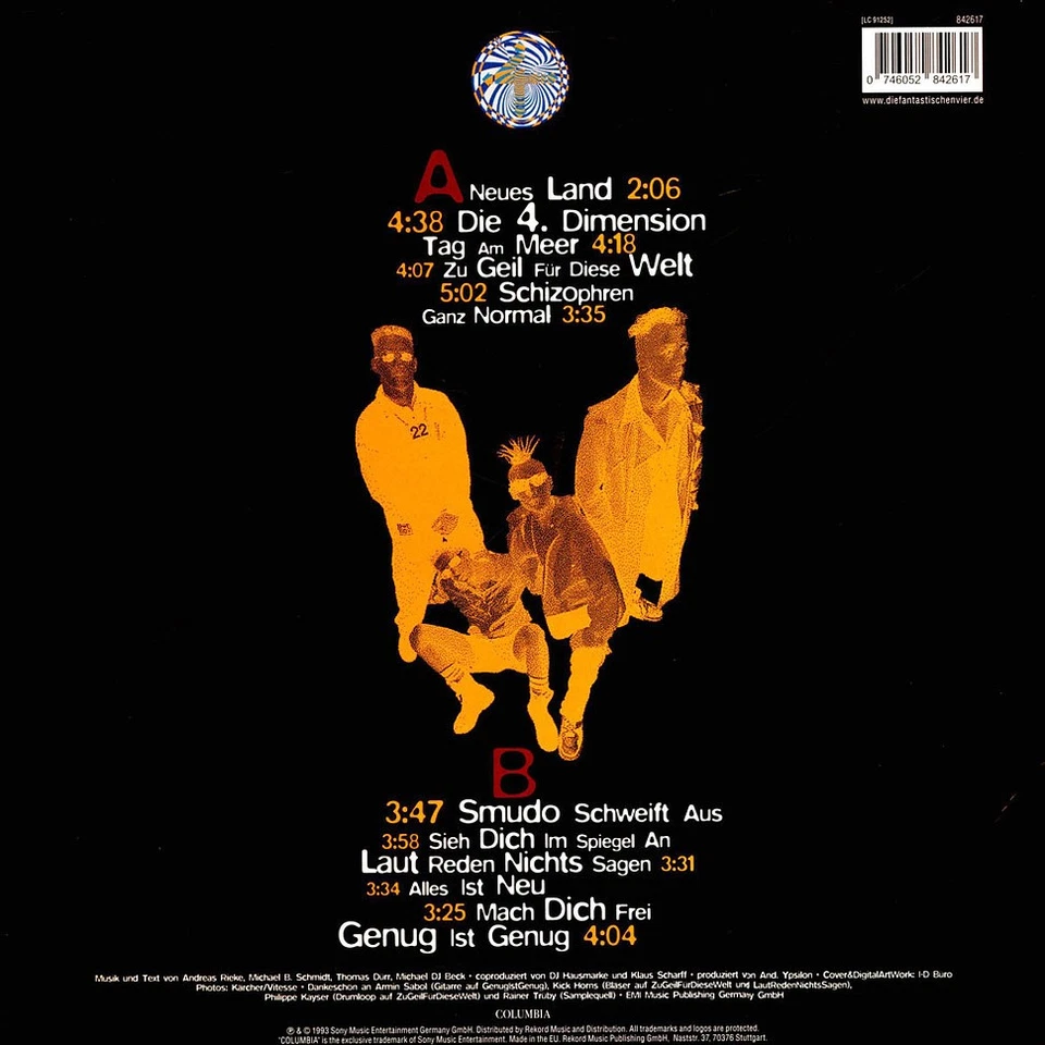 Die Fantastischen Vier - Die 4. Dimension 30 Jahre Remaste (1993 - EU - Reissue) - Bild 2 von 3