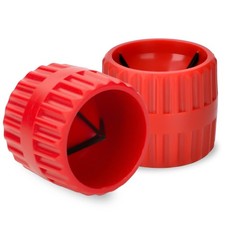 2Pcs Inner-Outer Reamer Pipe Tubing Chamfer Tool Copper Reamer for PVC 1.57-1.7"