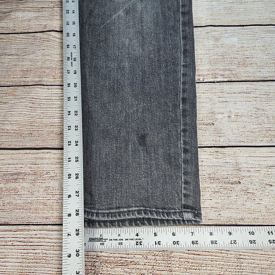Old Navy Jeans Mens 30x30 Faded Black Denim Loose Straight Built in Flex - Image 4 of 4
