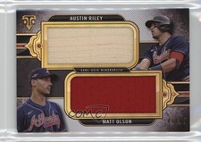 2024 Topps Triple Threads Dual Jumbo Relics /48 Matt Olson Austin Riley #DRJ-OR