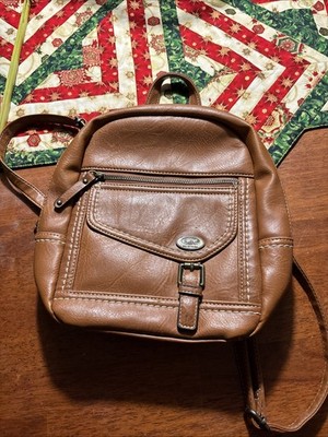 boc (Born Concepts) Backpack Purse 11” X 11” Tan Faux  display picture 1