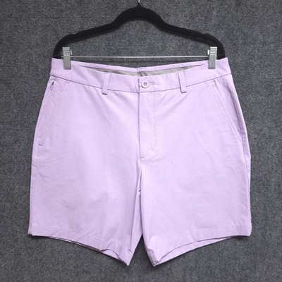 Vineyard Vines OTG Shorts Mens 33 Lavender On The Go Performance Golf 7'' FLAW