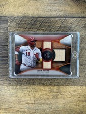 2025 Topps Tribute Joey Votto Triple Relics Orange #TTR-JV /25 Reds