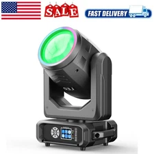 250W LED Beam Moving Head 18 Prism Gobo Stage Light DMX DJ Disco Spot Lighting