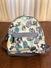 Disney Lilo Stitch Mini Backpack By Bioworld Purple And Blue 11"x9"