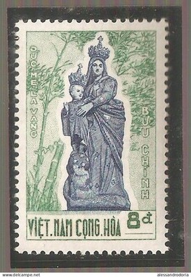 New South Vietnam Shrine of Our Lady Cong Hoa 8 Duke La Va Stamp