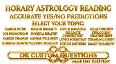 Horary Astrology Reading Accurate Yes No Predictions Specific Questions Same Day