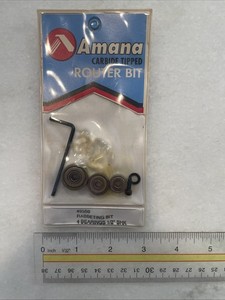 Amana Carbide Tipped Router Bit 49350 4 Bearings 1/2” SHK