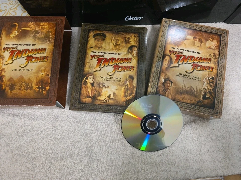 The Adventures of Young Indiana Jones The Complete Series Vol 1-3 DVD Box Sets - Image 3 of 3