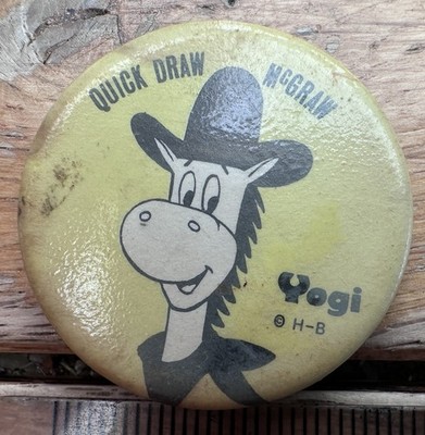 VINTAGE 70er Jahre - HB YOGI - Quick Draw Mcgraw - 30mm - Z115