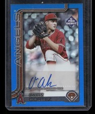 2025 Topps Pro Debut #PD-9 Chris Cortez Base Autographs Blue #/150