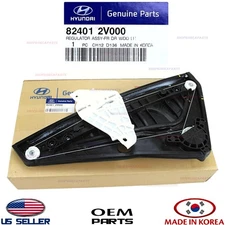 Genuine OEM Front LEFT Power Window Regulator w/Motor 2012-2017 Hyundai Veloster