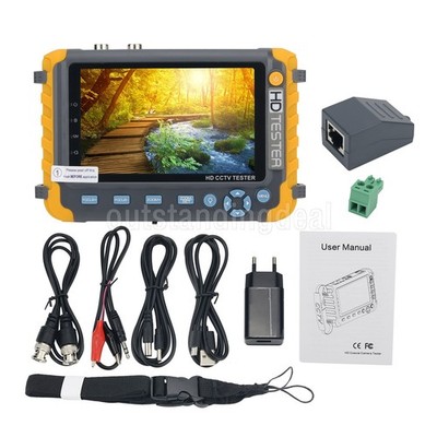 IV8W HD 8MP CCTV IP Camera Tester 5'' Display AHD CVI TVI CVBS VGA HDMI ot25