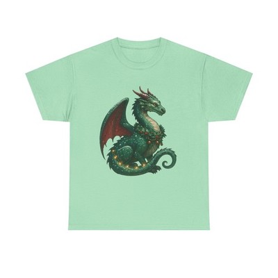 Christmas Dragon T-Shirt | Cute Mythical Creature Tee