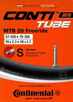 Continental MTB 26 Freeride Schlauch 26 Zoll SV (57/70-559) SV 40mm