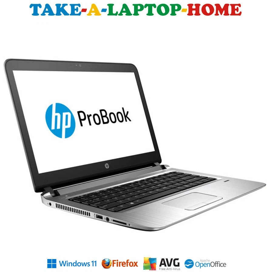HP ProBook Windows11 Laptop Intel Core i5 HD 14.1" Silver Light Weight Slim Body - Image 2 of 4