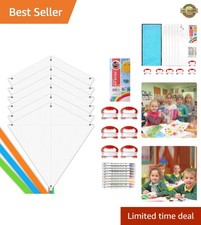 DIY Kites for Kids Kite Making Kit Bulk, Decorating Coloring Kite Party Pack,...