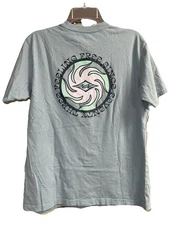Billabong T-Shirt Sage Green Feeling Free Since 73 Tribal Surf Graphic Tee￼