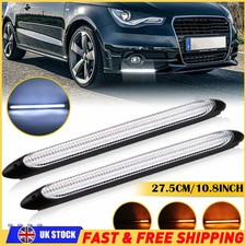 27.5cm/10.8" LED Headlight Strip Bar Signal Turn DRL Sequential Flowing UK NEW