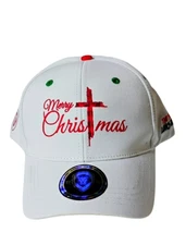 The future Looks Bright Merry Christmas Snapback Hat White One Size