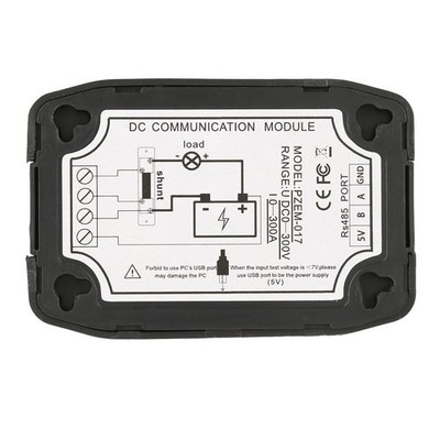 1x DC Voltage Current Power Energy Consumption Meter For Monitoring