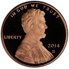 2014-S Lincoln Shield Cent Proof — photo from another recent sale