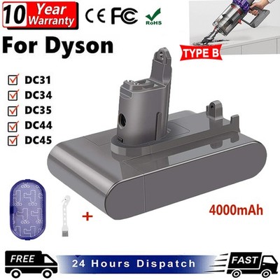 4.0AH Akku Für Dyson DC31 DC34 DC35 DC44 DC45 Animal Sony Cell Ersatzakku Type B