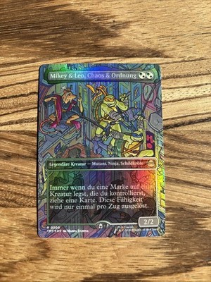 Mikey&Leo Chaos & Ordnung Magic The Gathering Foil R200 Rare