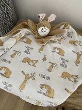 Guess How Much I Love You Large Comfort Blanket Comforter Soother Bunny (a4)