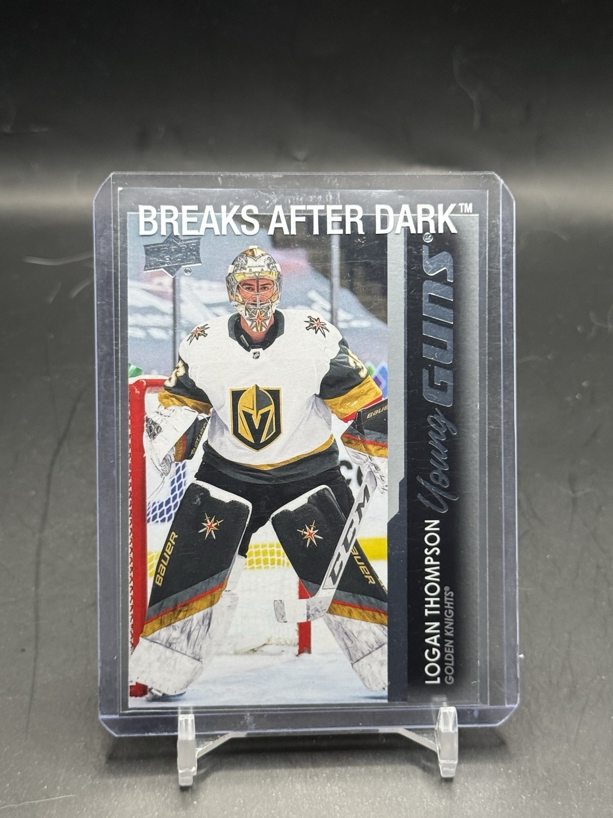 2021-22 Upper Deck Series 1 Young Guns #219 Logan Thompson Rookie Card