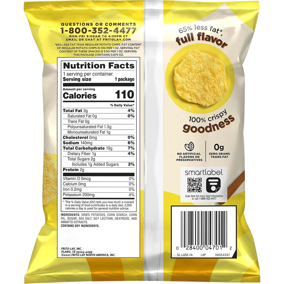 Patatas fritas al horno, originales, 0,875 onzas (paquete de 60) Foto 2 de 4