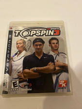 Top Spin 3 2K Sports CIB (Sony PlayStation 3 PS3) Complete with Case and Manual