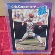 Donruss 1989 Rated Rookie #39 Cris Carpenter St. Louis Cardinals Baseball Card. rookie card picture