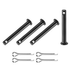 4-Pack M4x30mm Single Hole Clevis Pins, A3 Carbon Steel Flat Head Clevis Pins