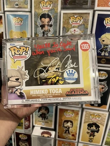 Funko Pop! My Hero Academia - Himiko Toga - Funko Web (Exclusive). Signed PSA