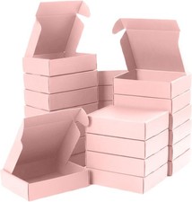 50 Pack Shipping Boxes, 6 x 4 x 1.6 Inches, Corrugated Mailer Boxes