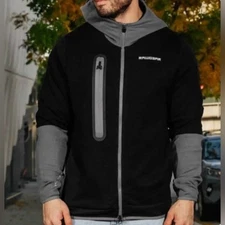 Raw Gear hooded zip up jacket RG517 NWT pro tech track Large gorpcore